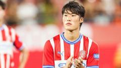 Girona winger Kim to undergo Rangers medical