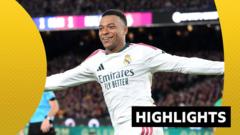 ثنائية مبابي تمنح ريال مدريد الفوز في الكلاسيكو على برشلونة
