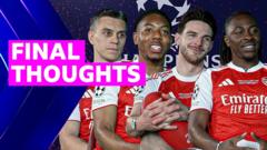 "لقد تم كتابته" - لاعبو أرسنال يتطلعون إلى نهائي دوري أبطال أوروبا