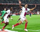European football: PSG scramble another draw while Bayern make flying start